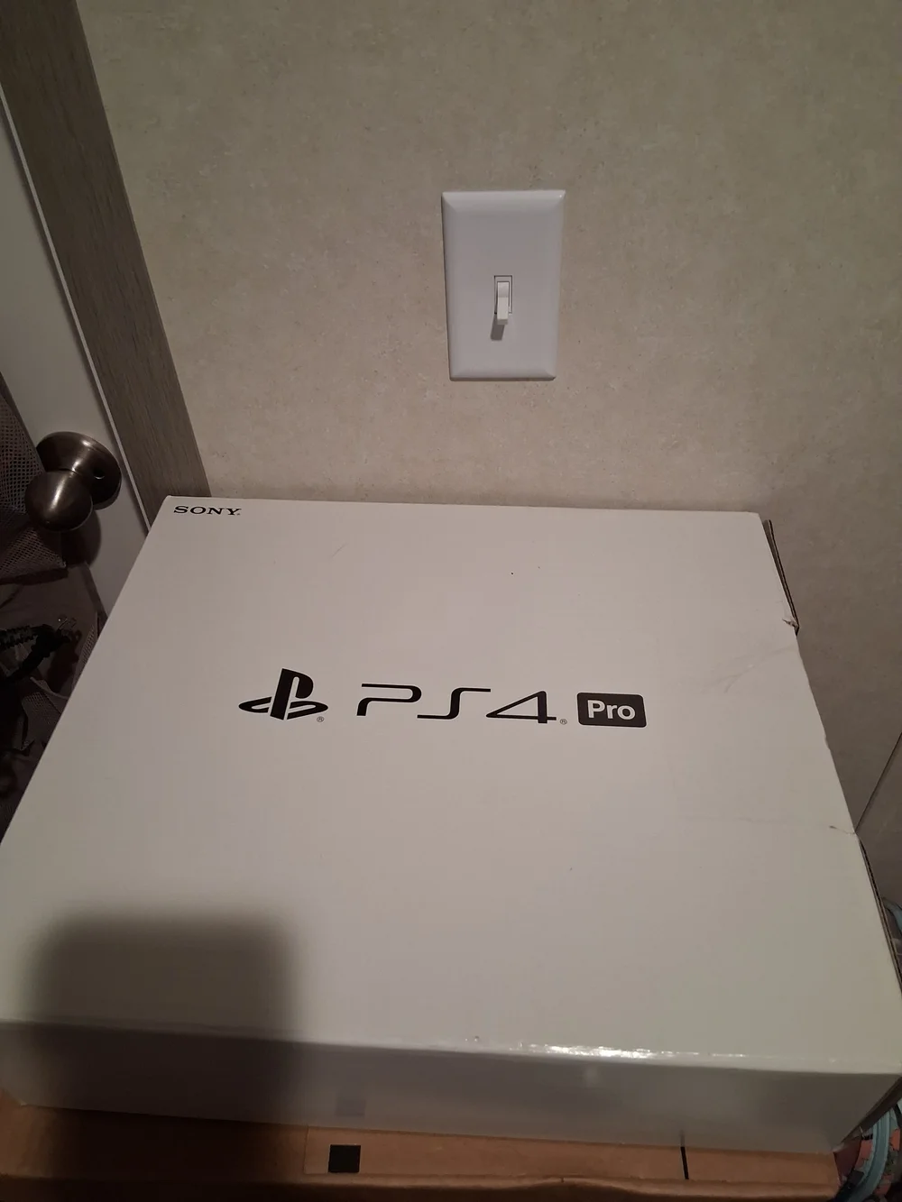 Sony Black PlayStation 4 Pro Console with PlayStation Logo & XBOX ONE BUNDLE